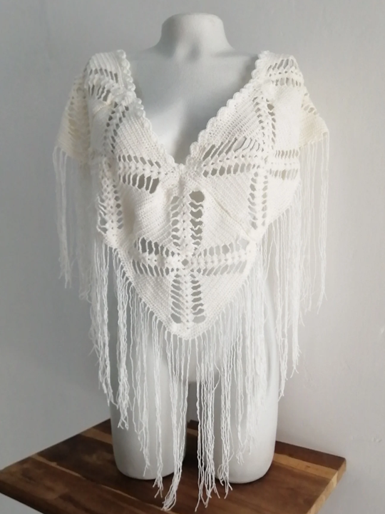 ruanablancaencrochet Ruana "Agua Azul"