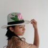sobrero pintado a mano Sombreros "Ruiseñores"